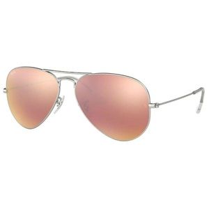 Ray-Ban aviators gunmetal frame/copper pink lenses